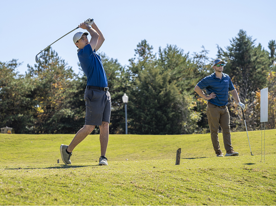 Golfers at the 2023 GTCC Foundation Golf Classic at Grandover Resort in Greensboro.